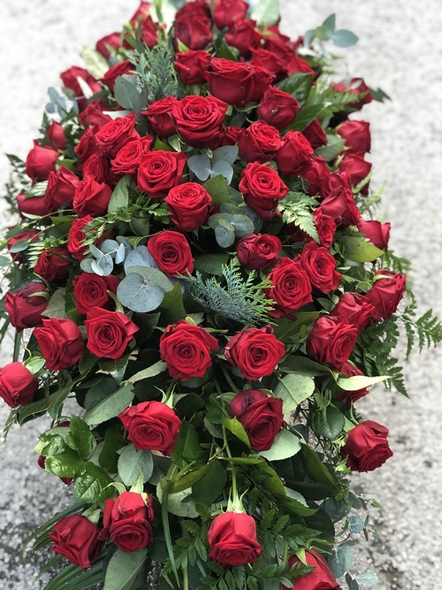 Coffin Sprays by Passion Flowers Derby Coffin Sprays & Funeral