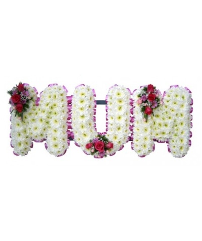Flower letters and Specialist Tributes