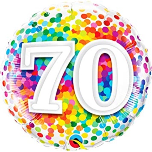 Happy 70th Birthday Balloon 
