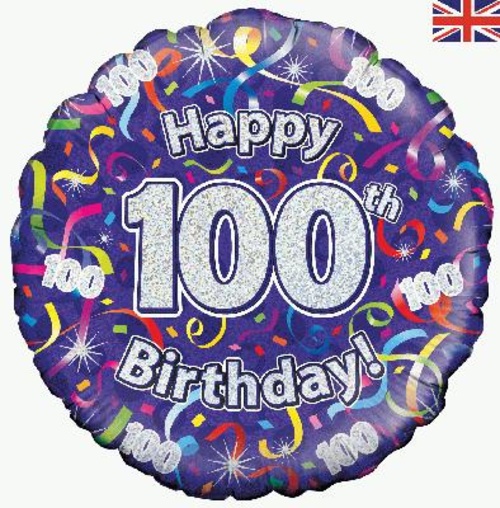 Happy 100th Birthday Balloon 