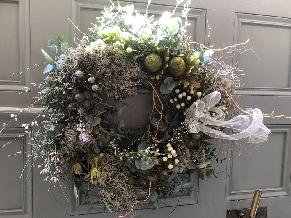 Winters Scene Door Wreath 