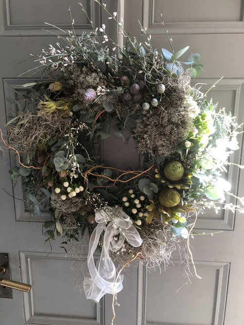 Winters Scene Door Wreath 