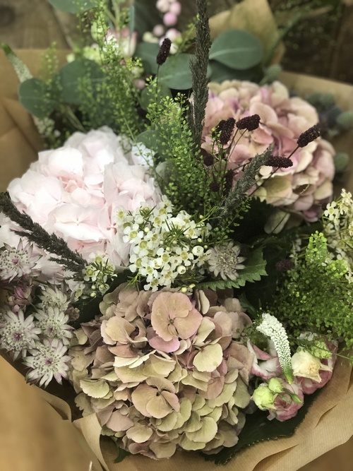 Country Hydrangea Bouquet 