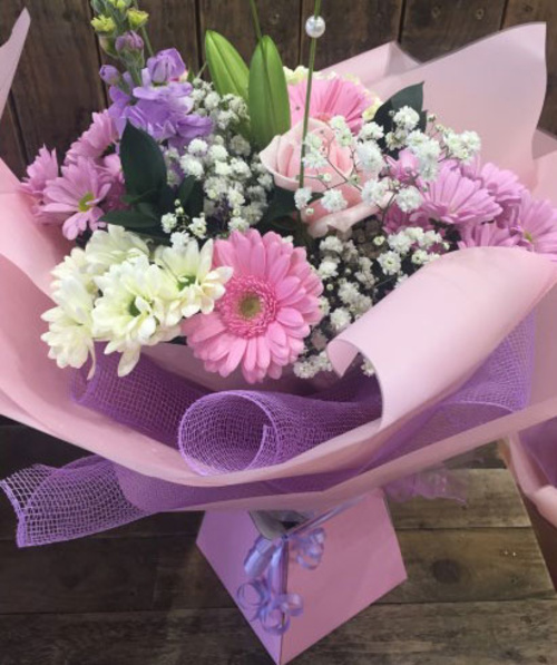 Soft Pink Aqua Bouquet