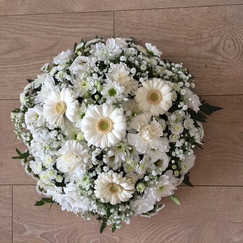 White Posy Pad