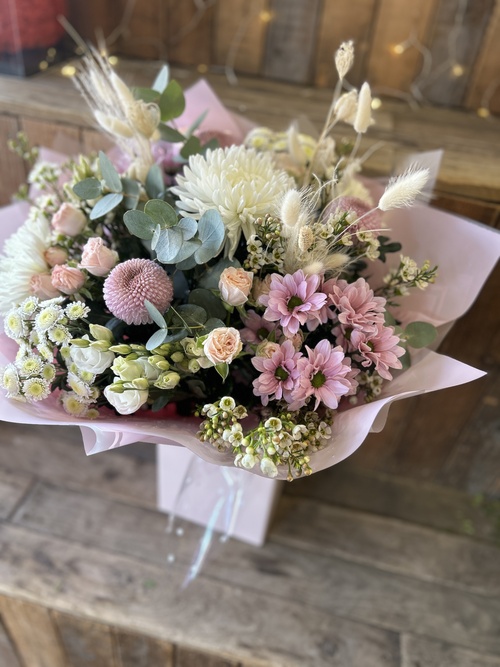Soft Pink and White Aqua Bouquet 