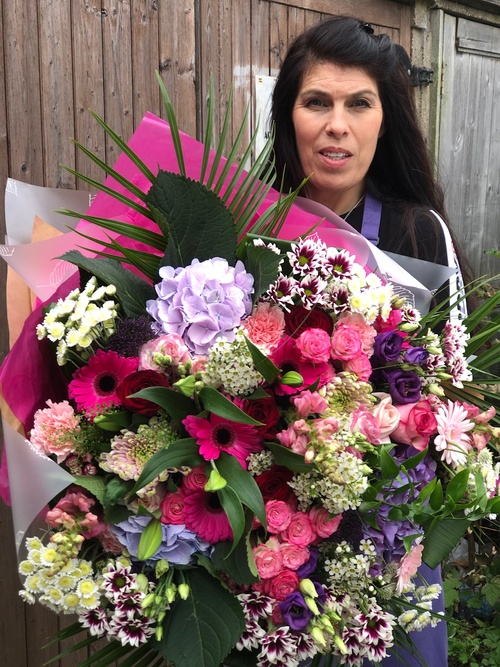 Mega Pink Hand Tied Bouquet 