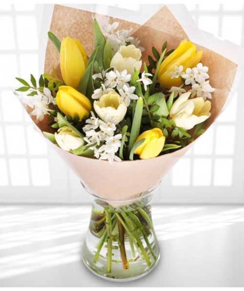 Spring tulip Hand Tied Bouquet