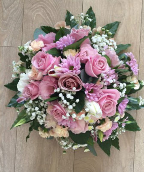 Mixed Flower Posy in Shades of Pink