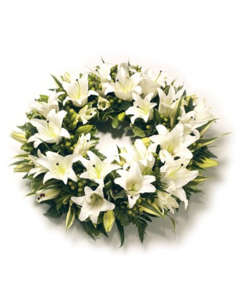 Lily wreath