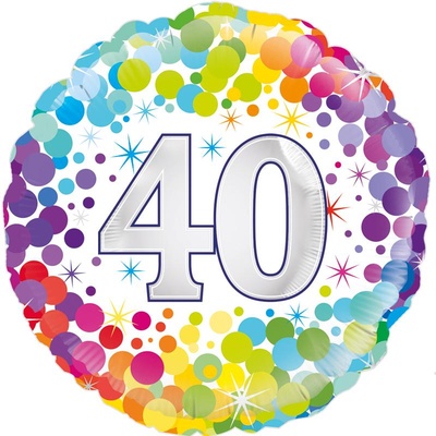 Happy 40th Birthday Balloon 