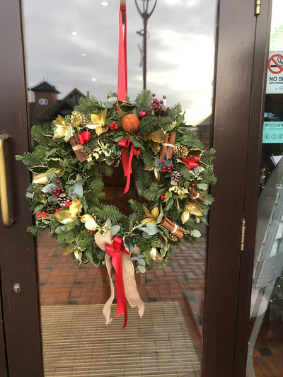 Traditional Door Wreath 