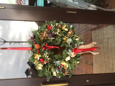 Traditional Door Wreath 