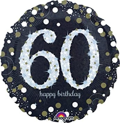 Happy 60th Birthday Balloon 