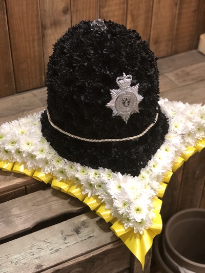 Policeman’s Helmet Funeral Tribute 