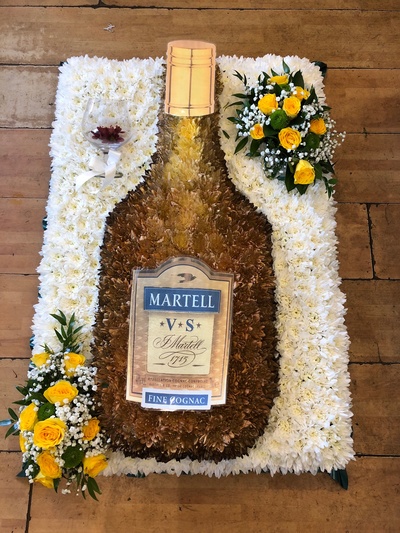 Brandy Bottle Funeral Tribute 