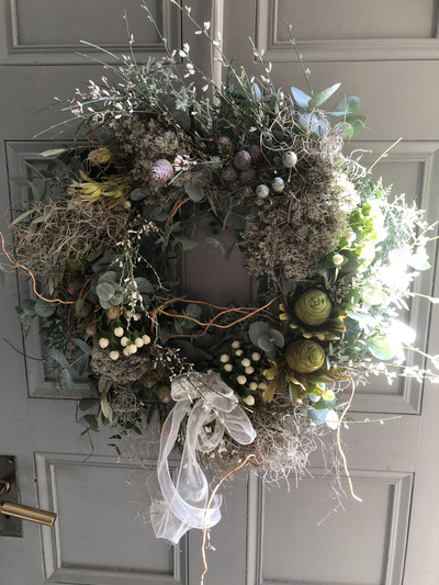 Winters Scene Door Wreath 
