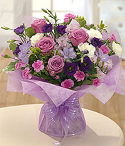 Lilac Whispers Bouquet Aqua Bouquet