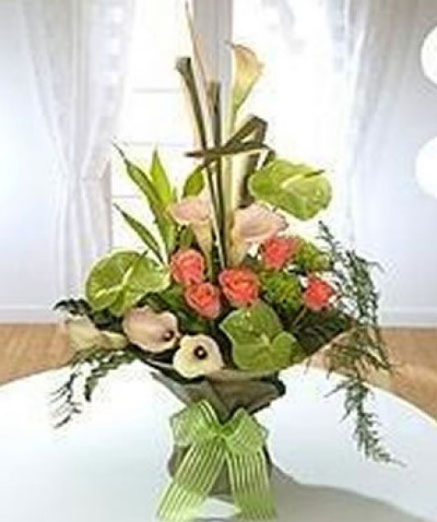 Fresh Lime Aqua Bouquet