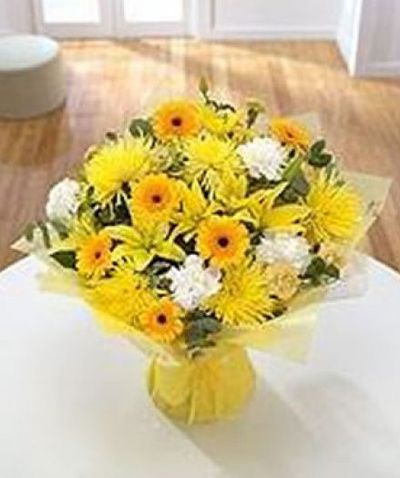 Yellow Bouquet Aqua Bouquet