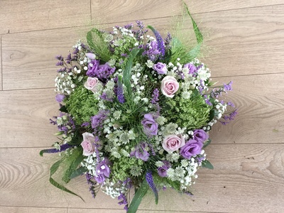 Lilac Hedgerow Posy 