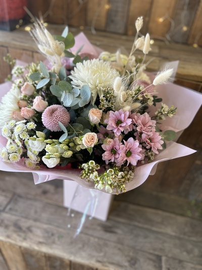Soft Pink and White Aqua Bouquet 