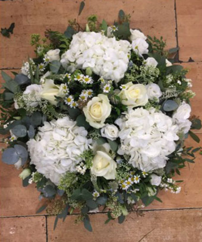 Posy white and green 