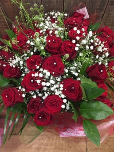 2 Dozen Red Roses