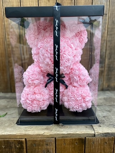 Large Rose Bear 40cm