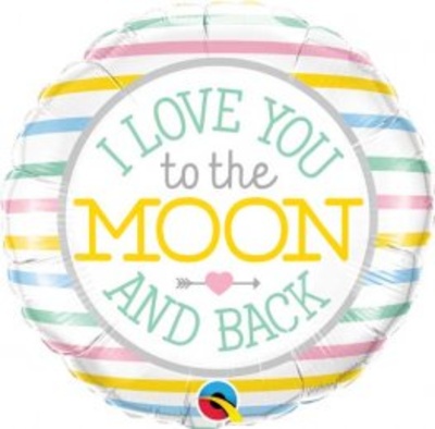 Love You To The Moon and Back Balloon 